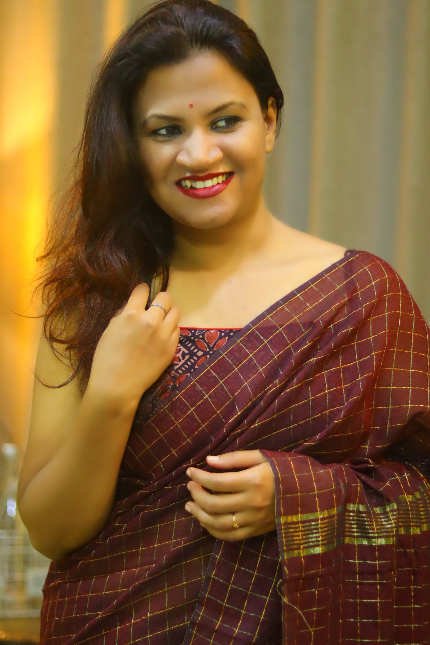 Kavyanjali (zari mul cotton saree)