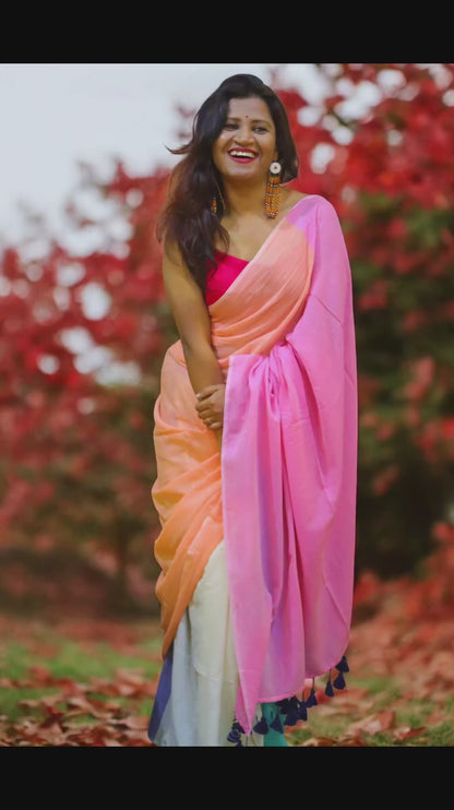 Blue to pink