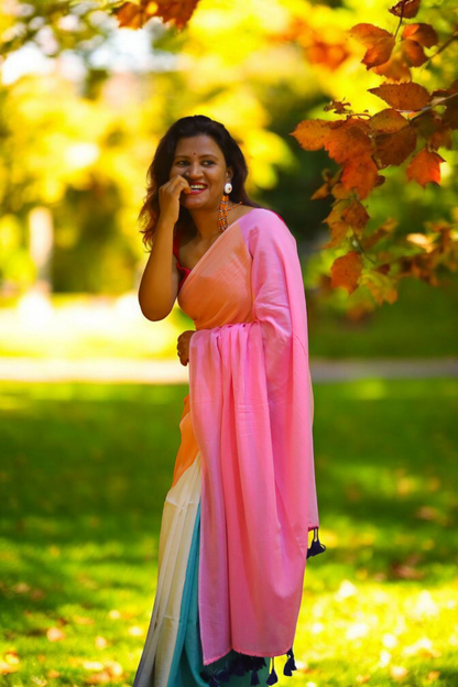 Blue to pink