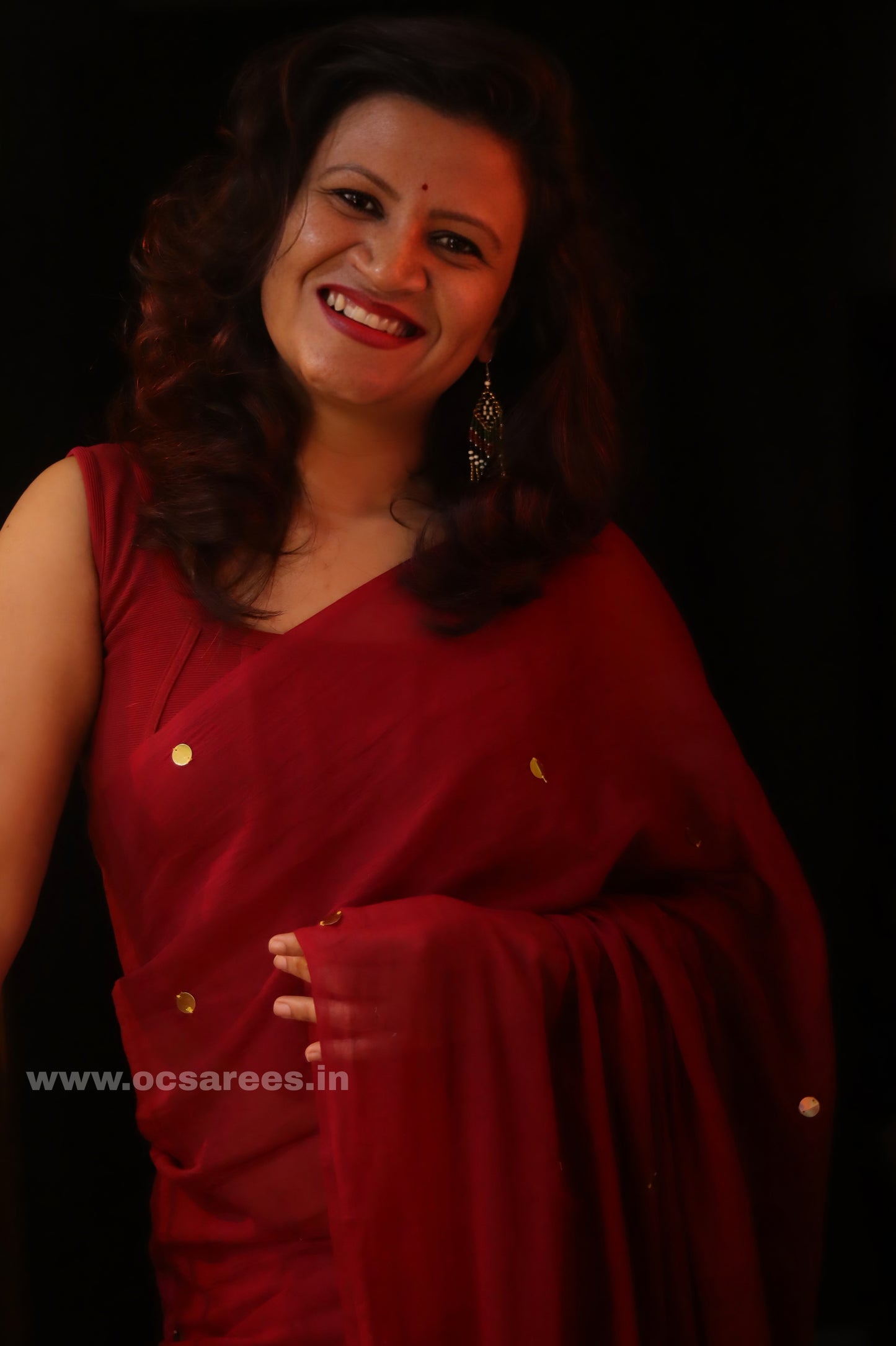 Mul sitara ( maroon)